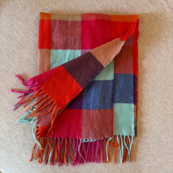 Oliver Bonas check blanket scarf - Picture 1 of 1
